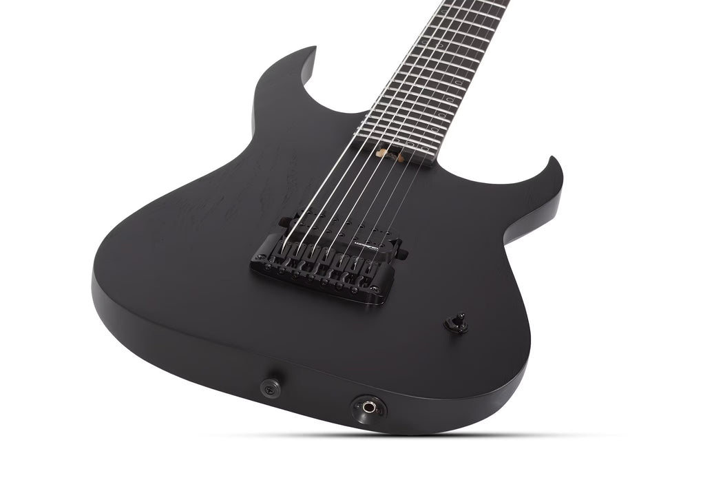 Schecter Km-7 MK-III Ex Electric Guitar, Satin Black Open Pore