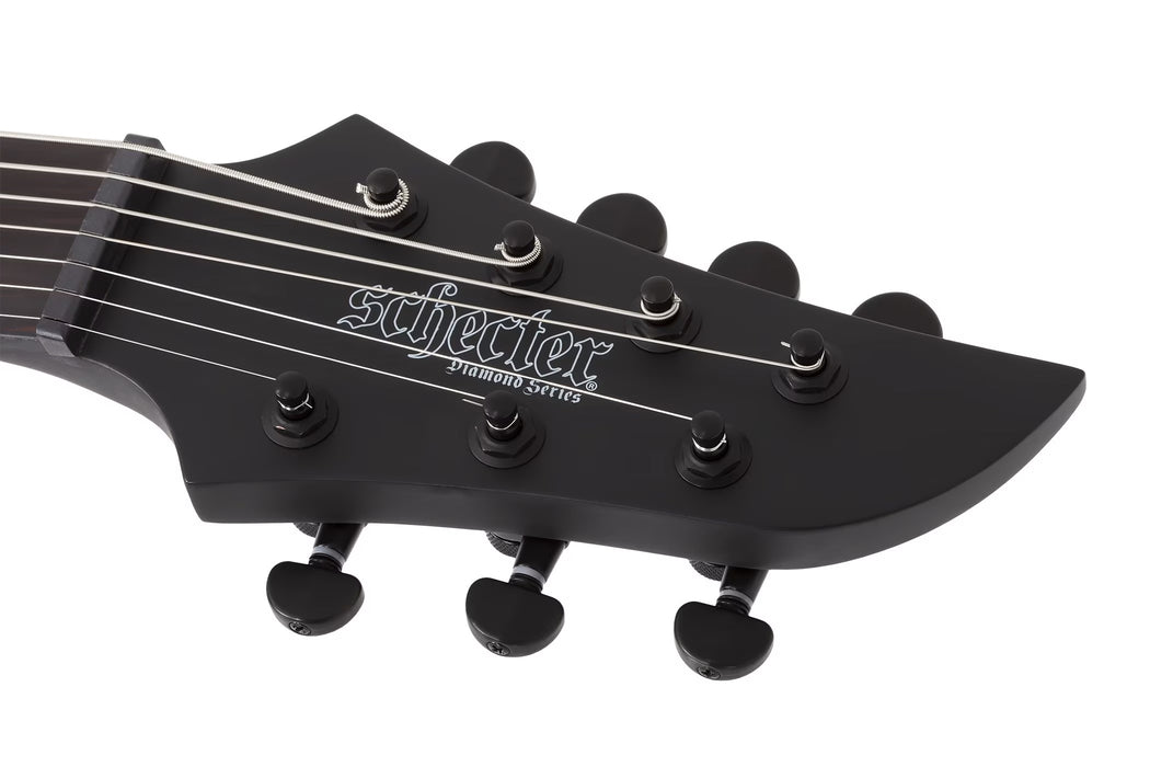 Schecter Km-7 MK-III Ex Electric Guitar, Satin Black Open Pore