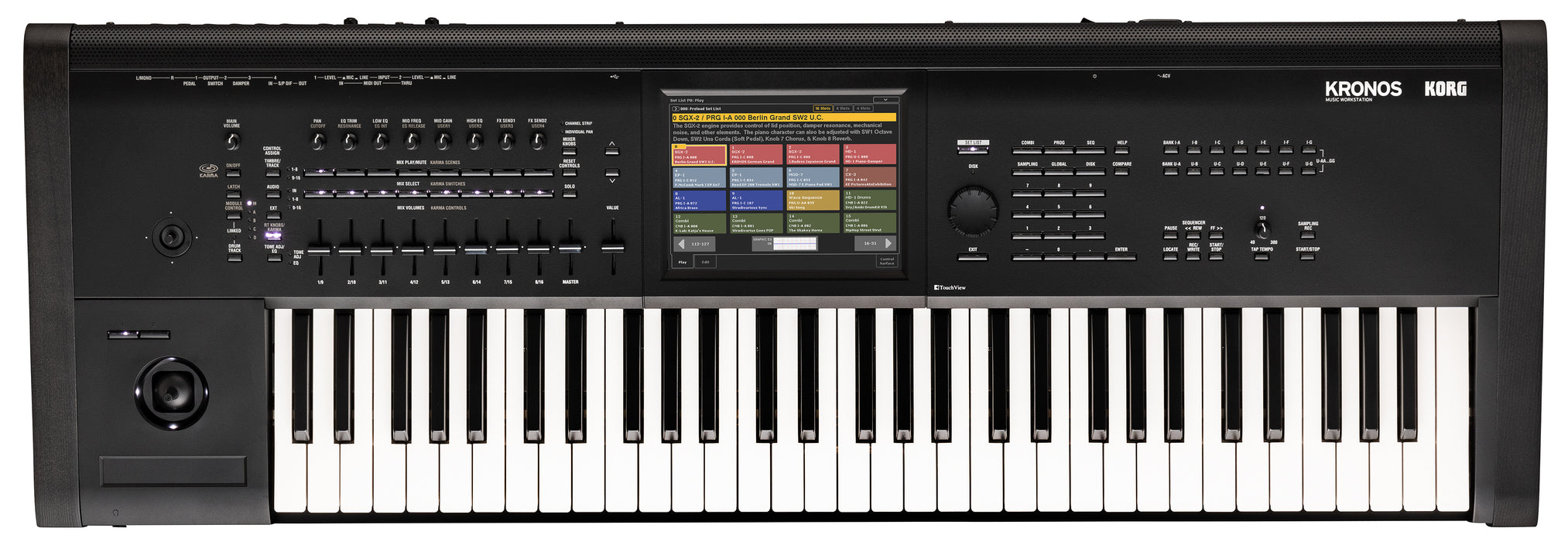 Korg 61-Key Dynamic Synthesizer Workstation w/9 Distinct Sound Engines