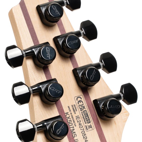 Cort KX507MS-NBB KX Series Electric Guitar, Pale Moon