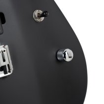 Cort KX600-INFINITE-BAG-BKS KX Series Electric Guitar, Infinite Black Satin