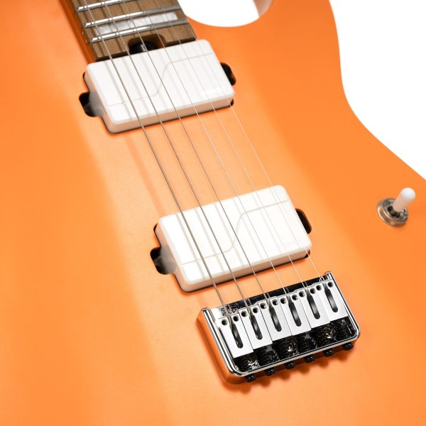 Cort KX600-INFINITE-BAG-OCS KX Series Electric Guitar, Orange Crush Satin