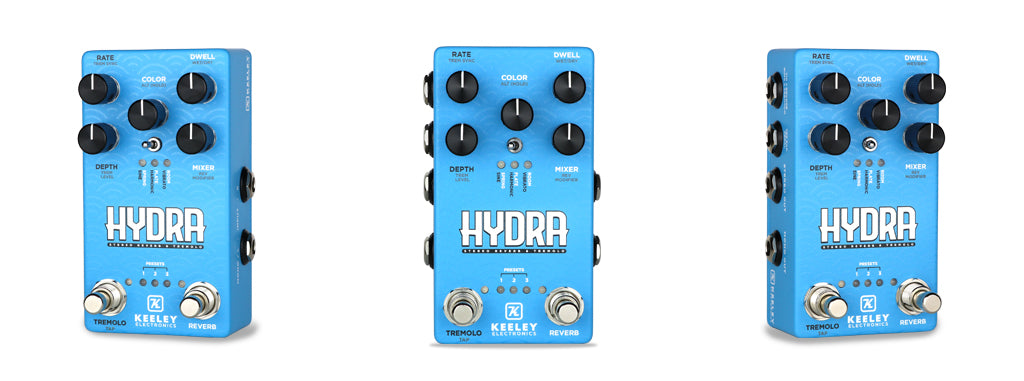 Keeley Hydra Stereo Reverb Tremolo Pedal
