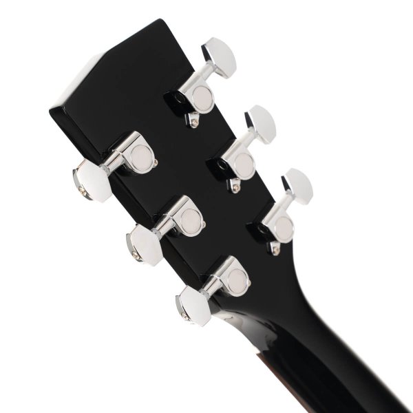 Cort L60-BK Luce Series Acoustic Guitar, Black Gloss
