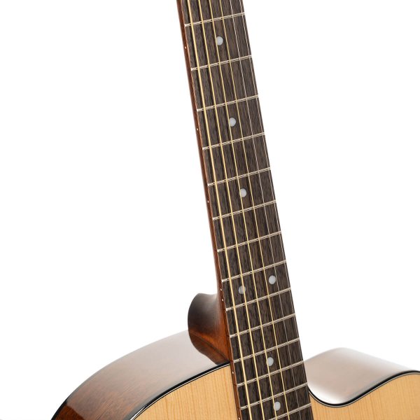 Cort L60CE-NAT Luce Series Acoustic-Electric Guitar, Natural Gloss