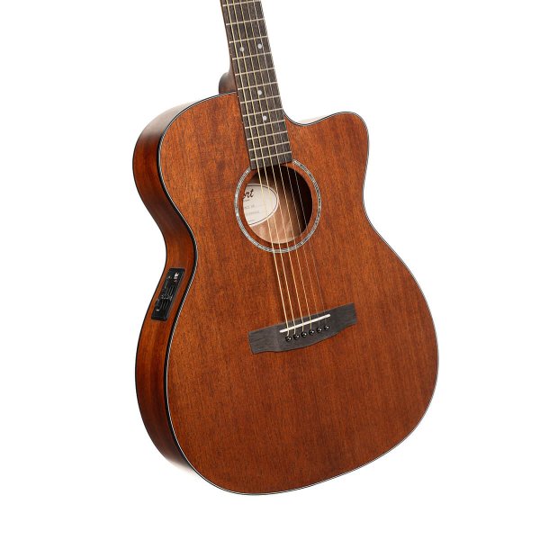 Cort L60MCE-OP Luce Series Acoustic-Electric Guitar, Mahogany Open Pore