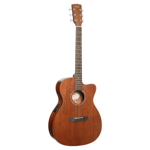 Cort L60MCE-OP Luce Series Acoustic-Electric Guitar, Mahogany Open Pore