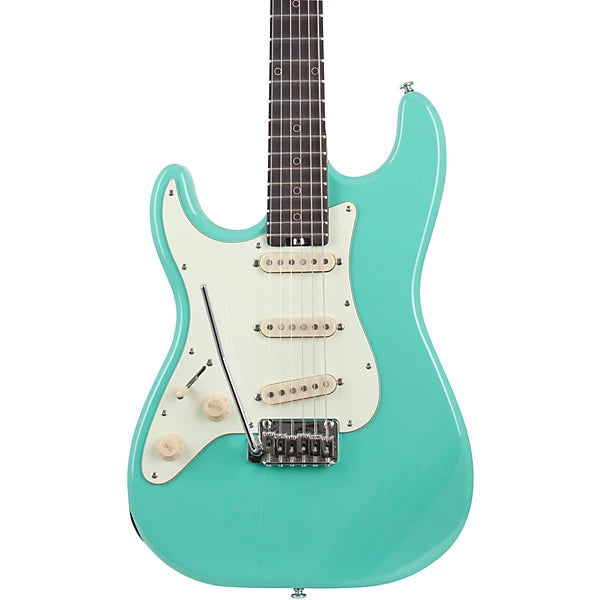 Schecter Nick Johnston Trad- SSS Left-Handed Atomic Green