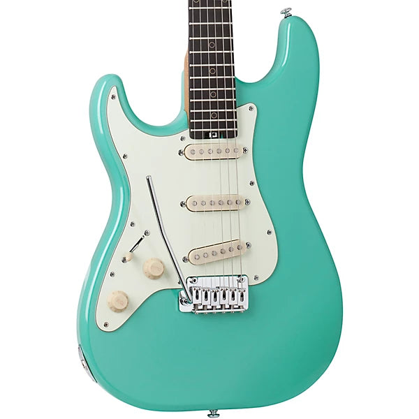 Schecter Nick Johnston Trad- SSS Left-Handed Atomic Green