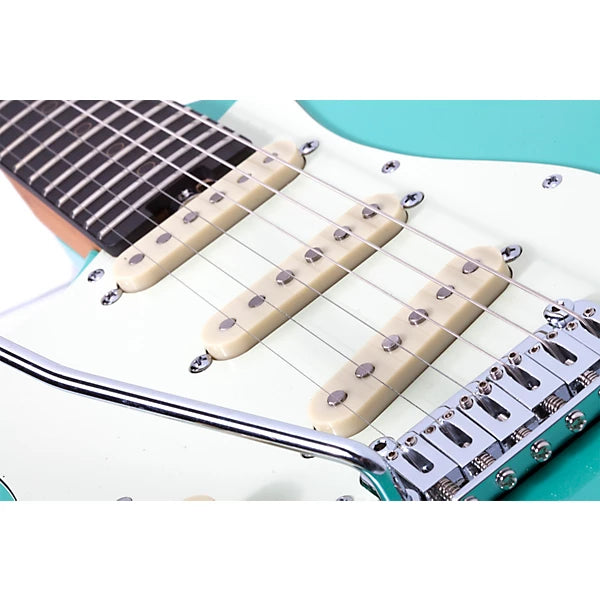 Schecter Nick Johnston Trad- SSS Left-Handed Atomic Green