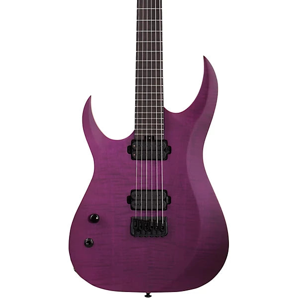 Schecter John Browne Tao-6 Left-Handed Satin Trans Purple