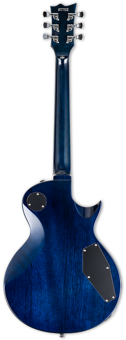 ESP LTD EC-256 - Flame Maple Left-Handed - Cobalt Blue