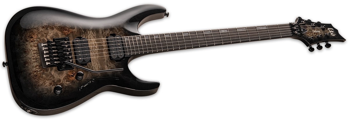 ESP H-1001FR Floyd Rose Electric Guitar - Black Natural Burst