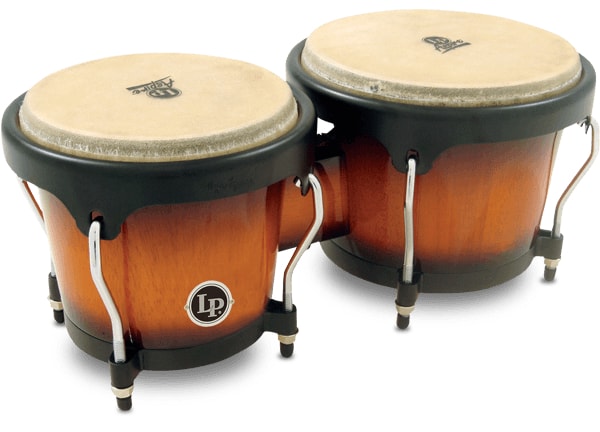 Latin Percussion Aspire Series Bongos, Vintage Sunburst