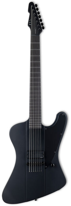 ESP LTD Phoenix-7 Black Metal Baritone, Black Satin