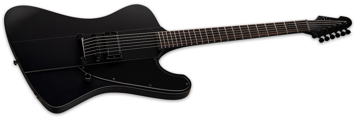 ESP LTD Phoenix Black Metal, Black Satin