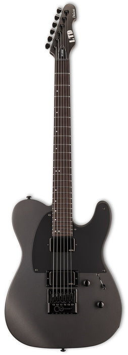 ESP LTD TE-1000 Evertune Electric Guitar, Charcoal Metallic Satin