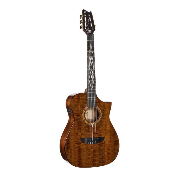 Cort LUXE-NYLONII-BKB-CASE Luxe Nylon Frank Gambale Signature Acoustic Guitar