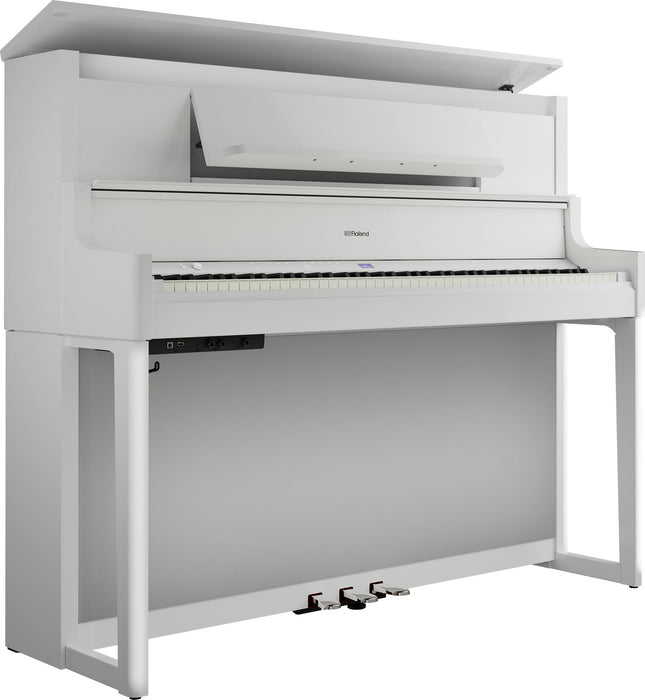 Roland LX-9-PW-WS Premium Upright Digital Piano - Polished White