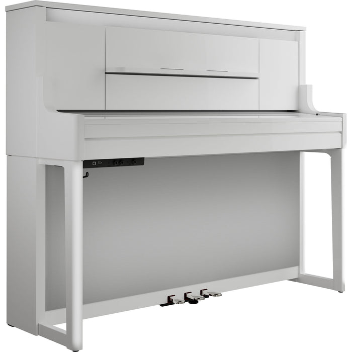 Roland LX-9-PW-WS Premium Upright Digital Piano - Polished White