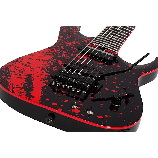 Schecter Sullivan King Banshee-7 Fr Sustainiac Obsidian Blood