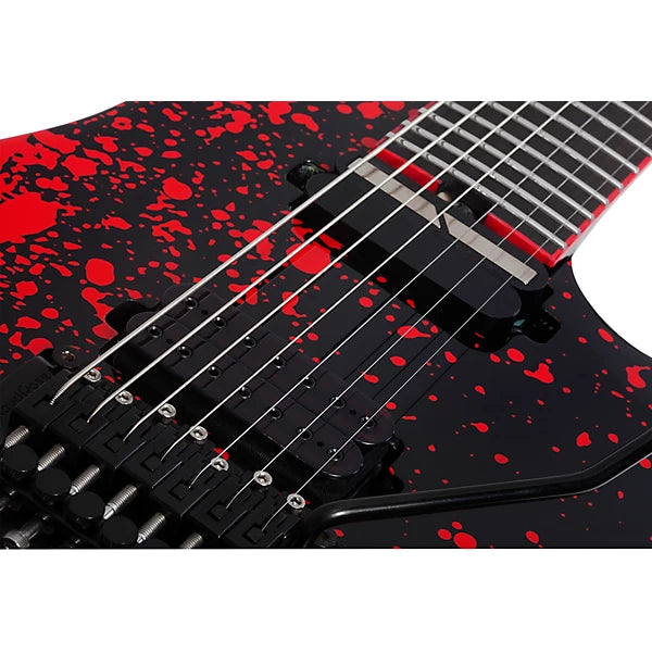 Schecter Sullivan King Banshee-7 Fr Sustainiac Obsidian Blood