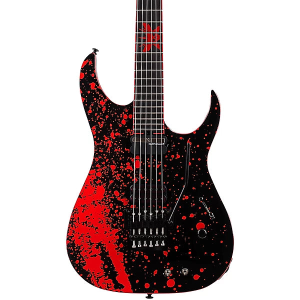 Schecter Sullivan King Banshee-6 Fr Sustainiac Obsidian Blood