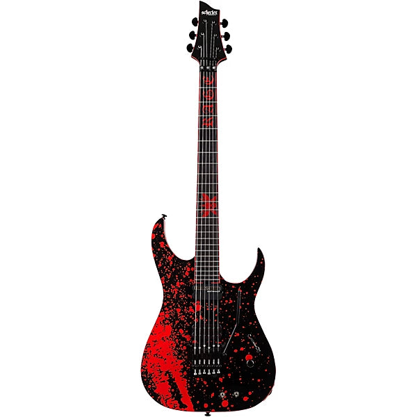 Schecter Sullivan King Banshee-6 Fr Sustainiac Obsidian Blood