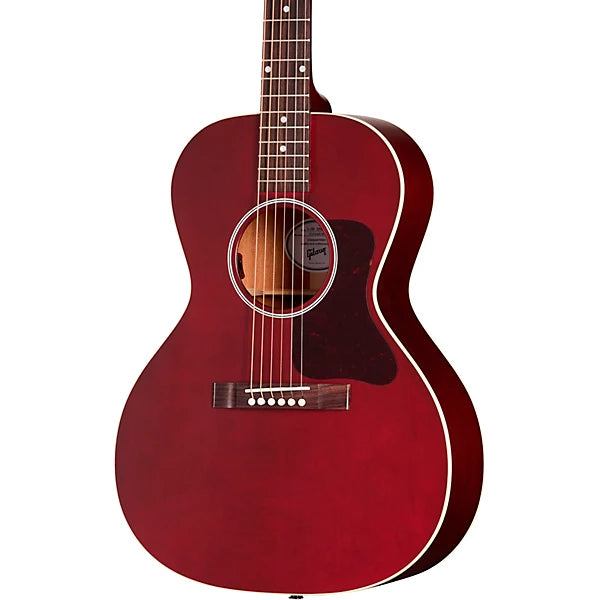 Gibson L-00 Guitare acoustique/électrique spéciale avec étui Softshell – Rouge vin satiné