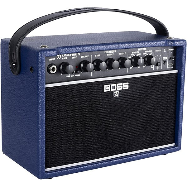 Boss Katana Mini X Guitar Amplifier, Blue