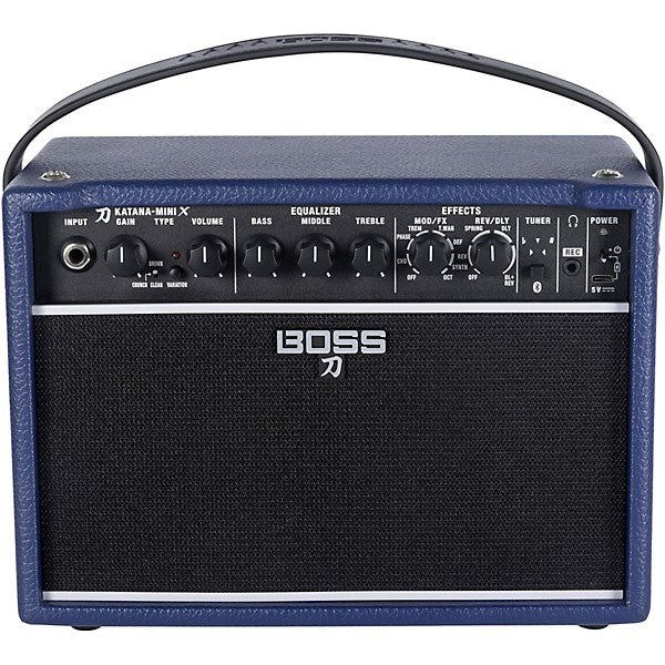 Boss Katana Mini X Guitar Amplifier, Blue