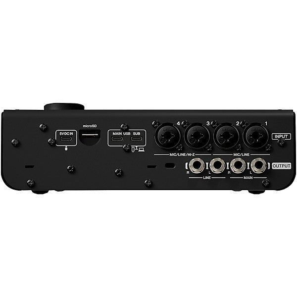 Yamaha URX44 B 6x4 USB-C Audio Interface, Black
