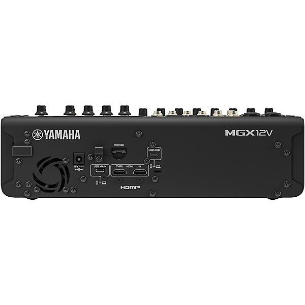 Yamaha MGX12V B 18-Channel Digital Mixing Console w/Video Interface