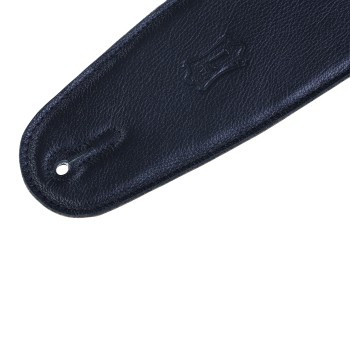 Levy's 3 1/2"" Padded Garment Leather Strap - Black