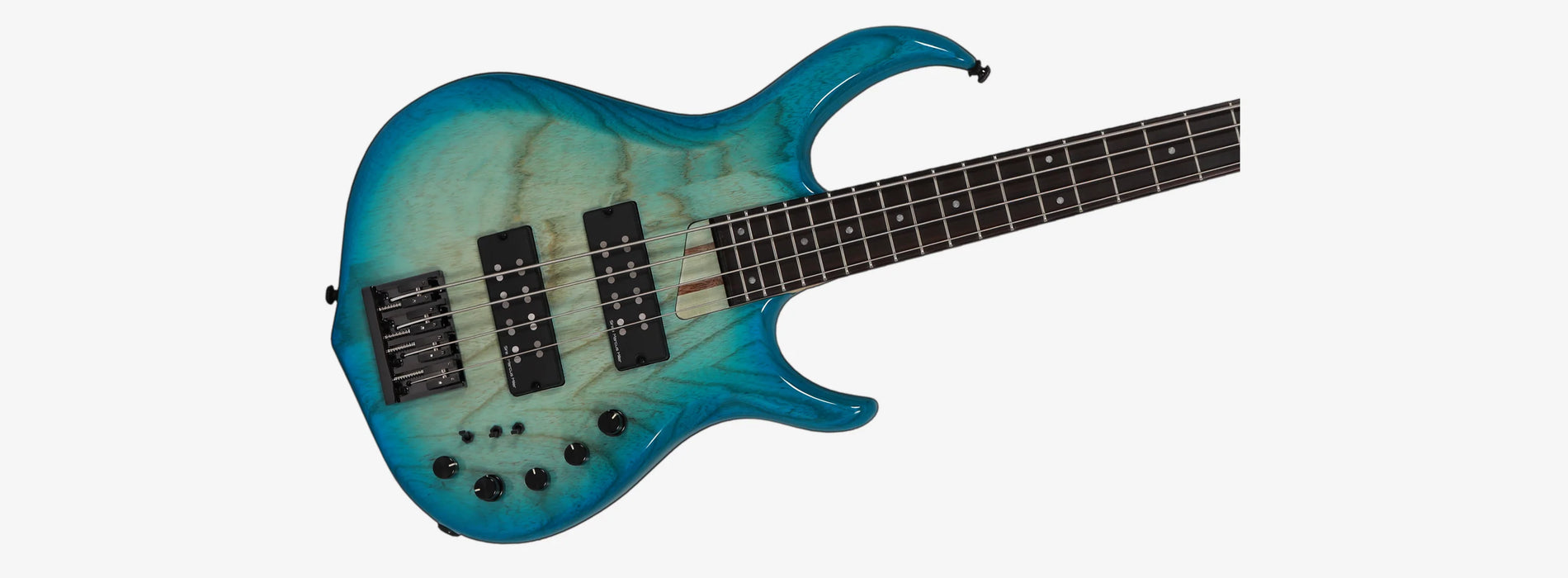 Sire Marcus Miller M5 4-String Swamp Ash 2nd Generation, Transparent Blue