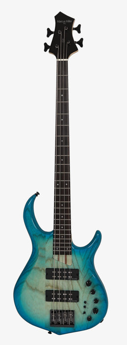 Sire Marcus Miller M5 4-String Swamp Ash 2nd Generation, Transparent Blue