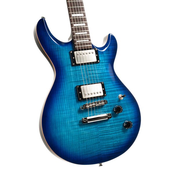 Cort M600-BB M Series Electric Guitar, Blue Burst