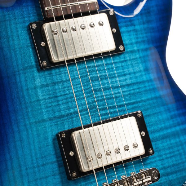 Cort M600-BB M Series Electric Guitar, Blue Burst