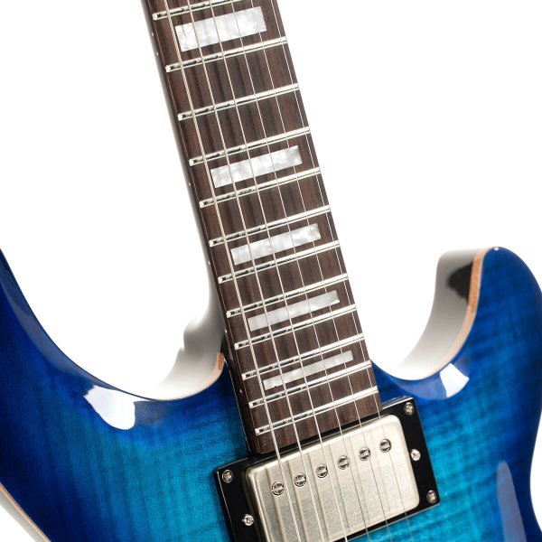 Cort M600-BB M Series Electric Guitar, Blue Burst