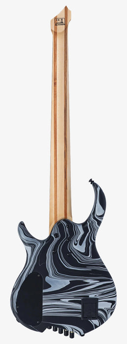 Sire Marcus Miller M6 5-String Headless Electric Bass, Black Swirl