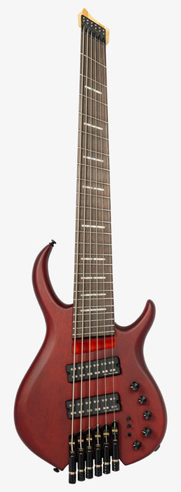 Sire Marcus Miller M6 6-String Headless Electric Bass, Mahogany Satin