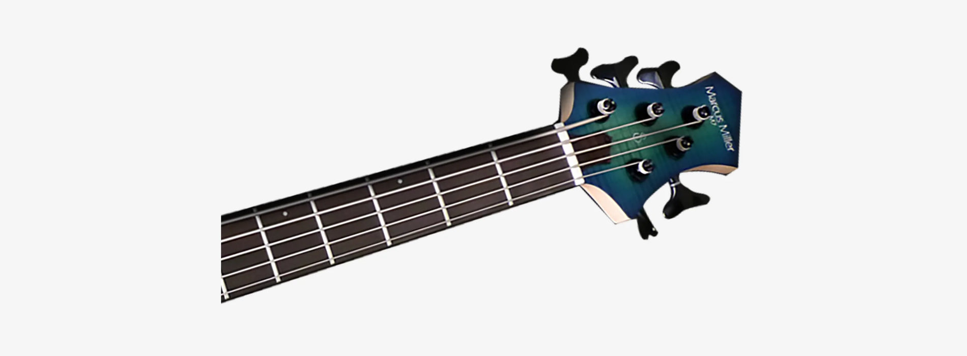 Sire Marcus Miller M7 5-String Fretless Alder 2nd Gen Electric Bass, Transparent Blue