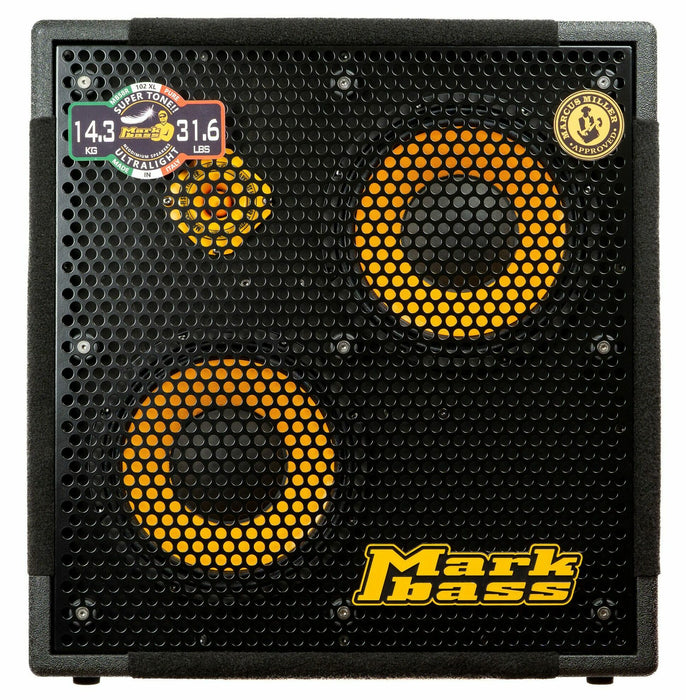 Markbass MB58R-102XLPURE 2×10” 400W 8 Ohm XL Neodymium Custom Bass Amp Cabinet With Hi-fi Tweeter