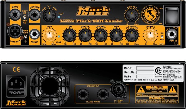 Markbass MB58R-MINICMD121PURE 500w 1x12" Mini Combo, Markbass Neodymium Custom Speaker/HiFi Tweeter