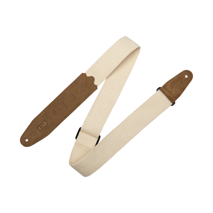 Levy's 2 Natural Cotton Pick Holder strap with extended — Zedem