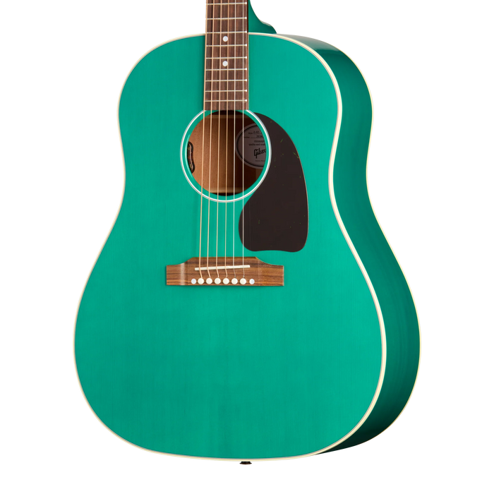 Gibson J-45 Standard Acoustic/Electric Guitar w/Hardshell Case, Seafoam Green