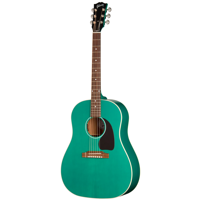 Gibson J-45 Standard Acoustic/Electric Guitar w/Hardshell Case, Seafoam Green