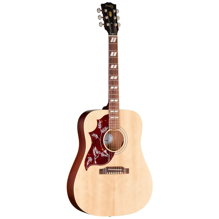 Gibson Hummingbird Special Left-Handed Acoustic/Electric Guitar w/Softshell Case, Satin Natural