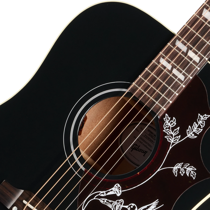 Gibson Hummingbird Special Left-Handed Acoustic/Electric Guitar w/Softshell Case, Ebony