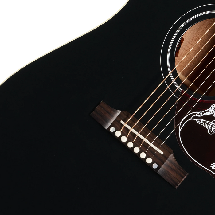 Gibson Hummingbird Special Acoustic/Electric Guitar w/Softshell Case, Ebony